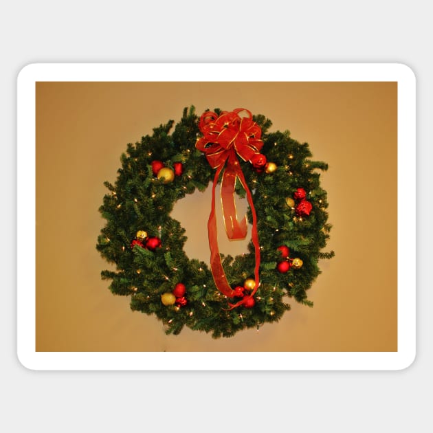 Holiday Wreath Sticker by Cynthia48